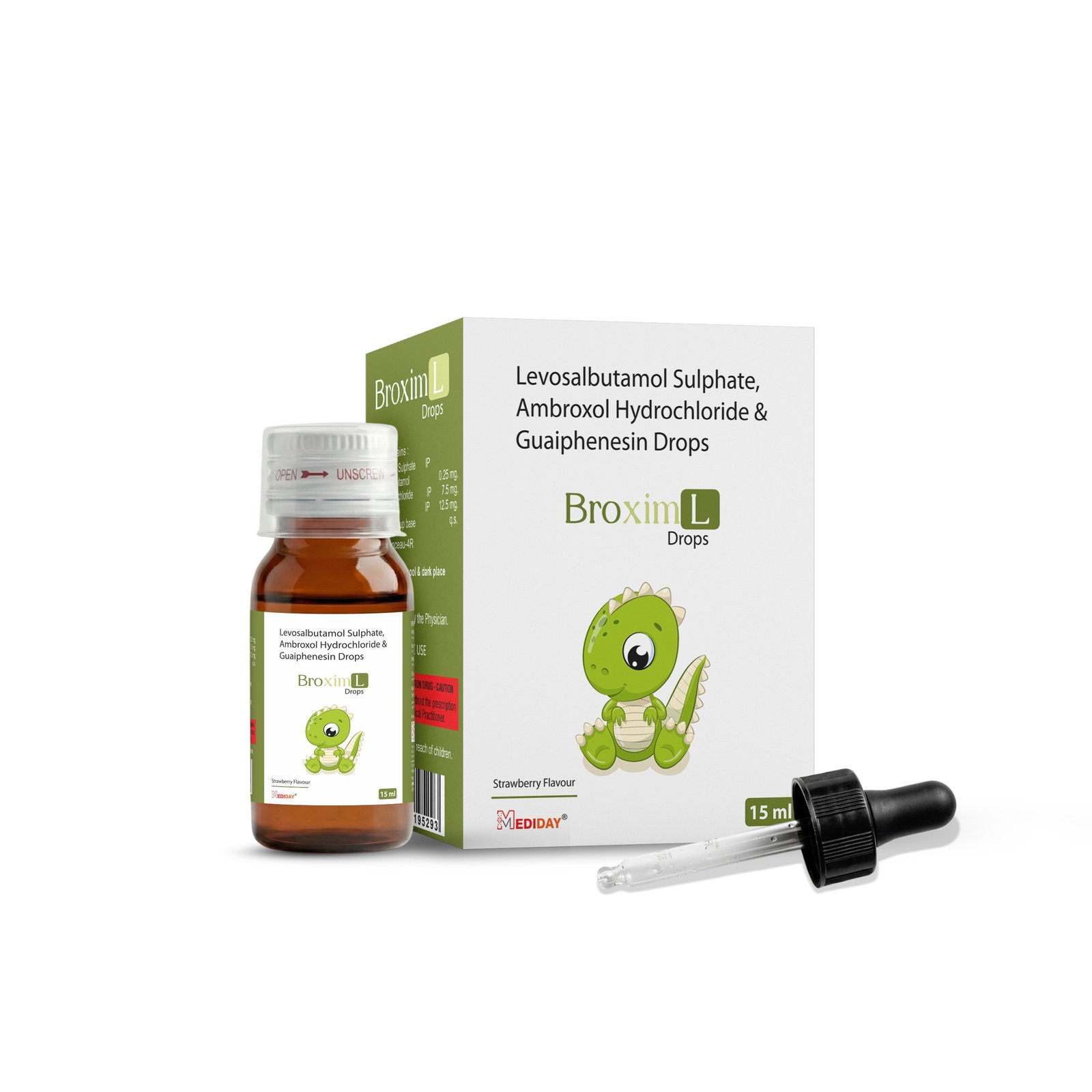 BROXIM-L  Drops - Levosulbutamol, Ambroxol & Guaiphensin