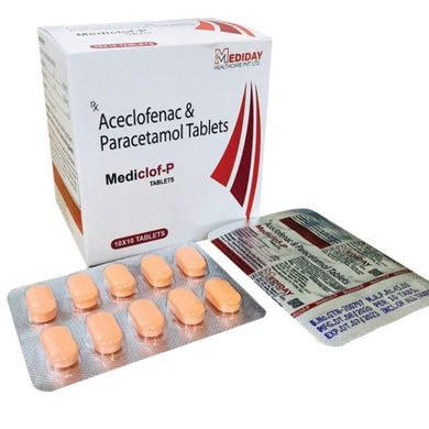 MEDICLOF-P Tablet - Aceclofenac & PCM