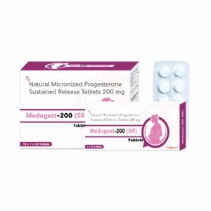 MEDUGEST 200{SR) Tablet - Natural Micronized Progesterone Sustained Release
