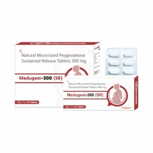 MEDUGEST 300(SR) Tablet - Natural Micronized Progesterone Sustained Release