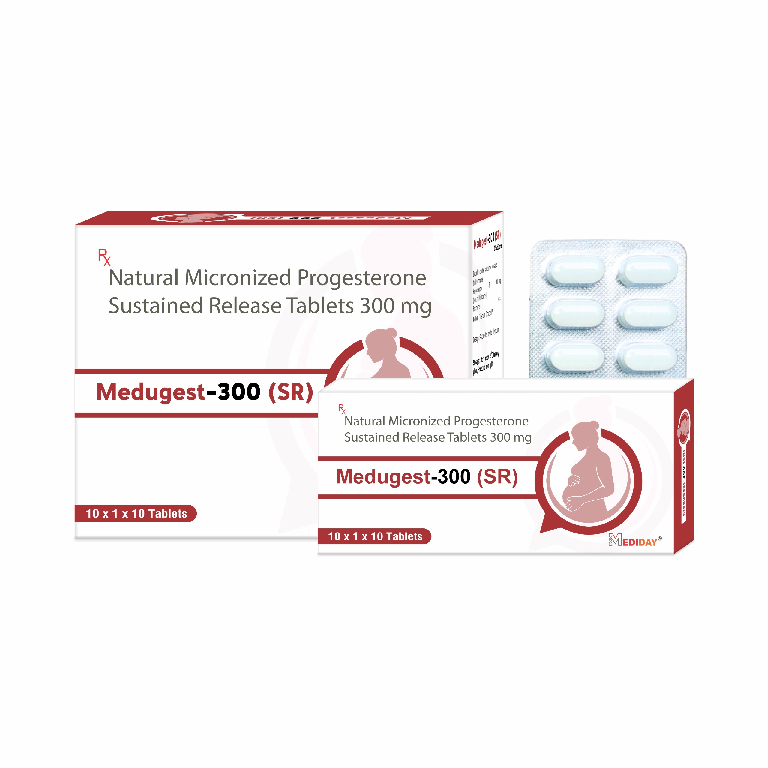 MEDUGEST 300(SR) Tablet - Natural Micronized Progesterone Sustained Release