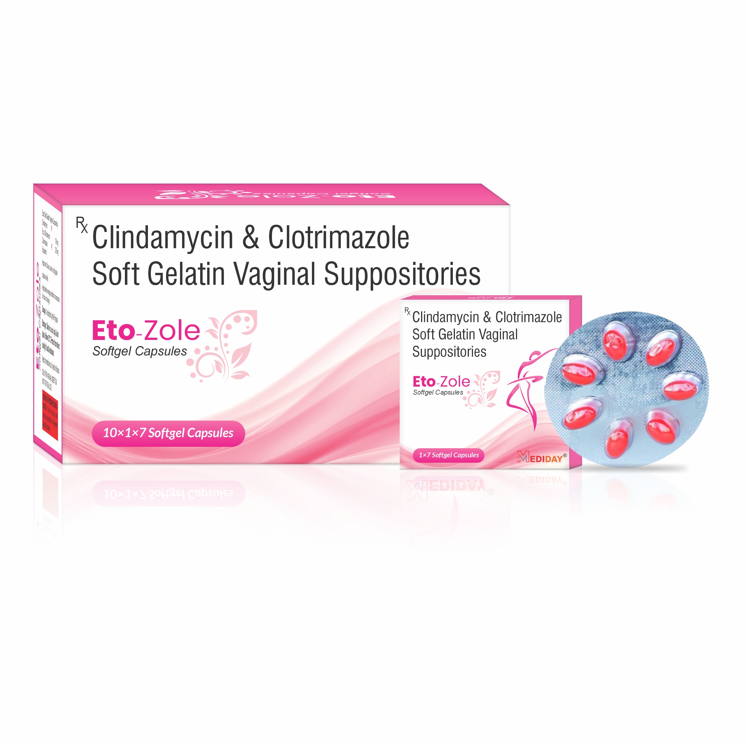 ETO-ZOLE CAP. Softgelatin - Clotrimazole Vaginal Suppositories