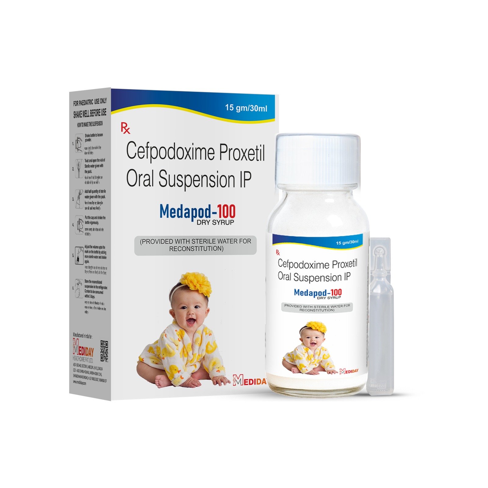 MEDAPOD-100  Dry Syrup - Cefpodoxime