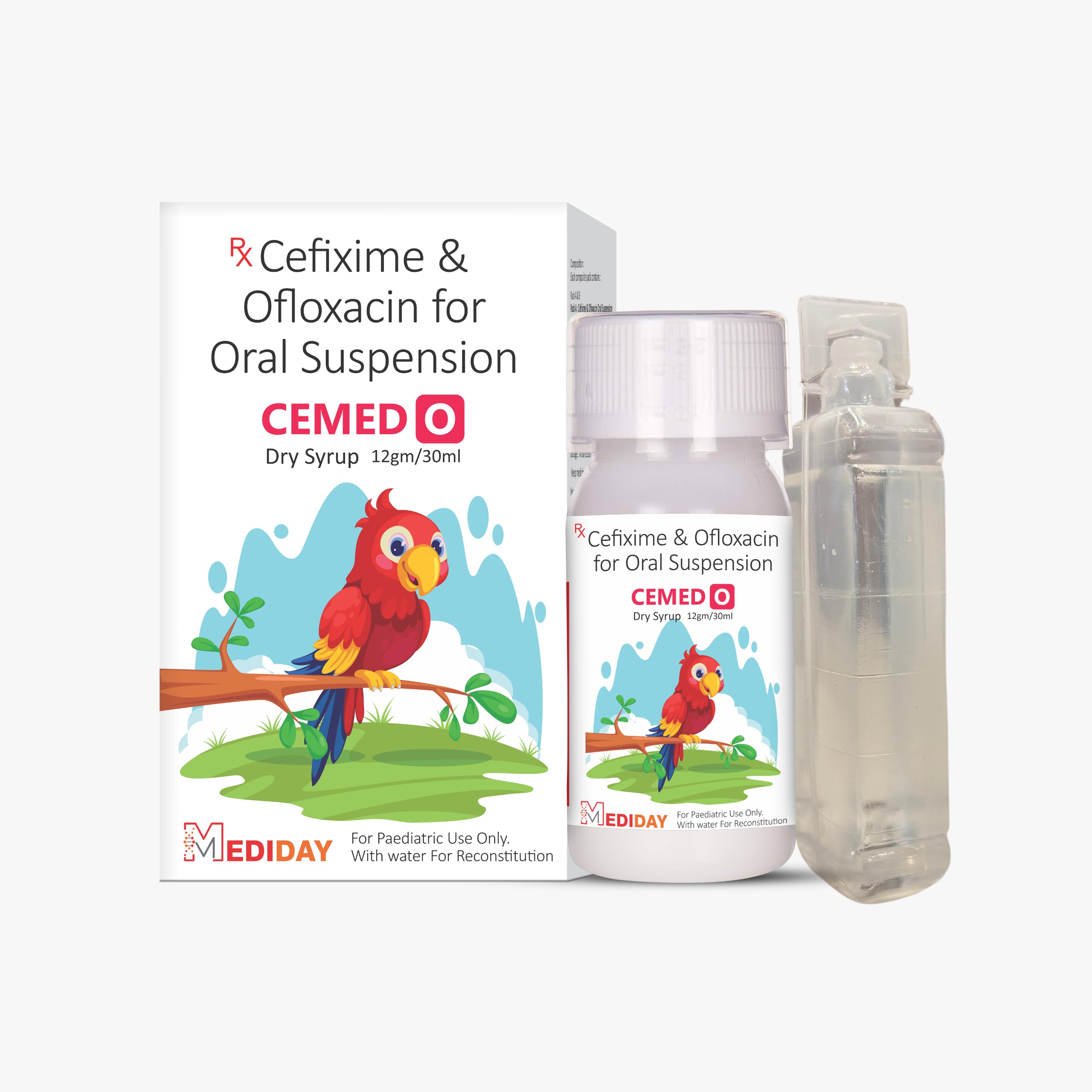 CEMED-O  Dry Syrup - Cefixime Trihydrate