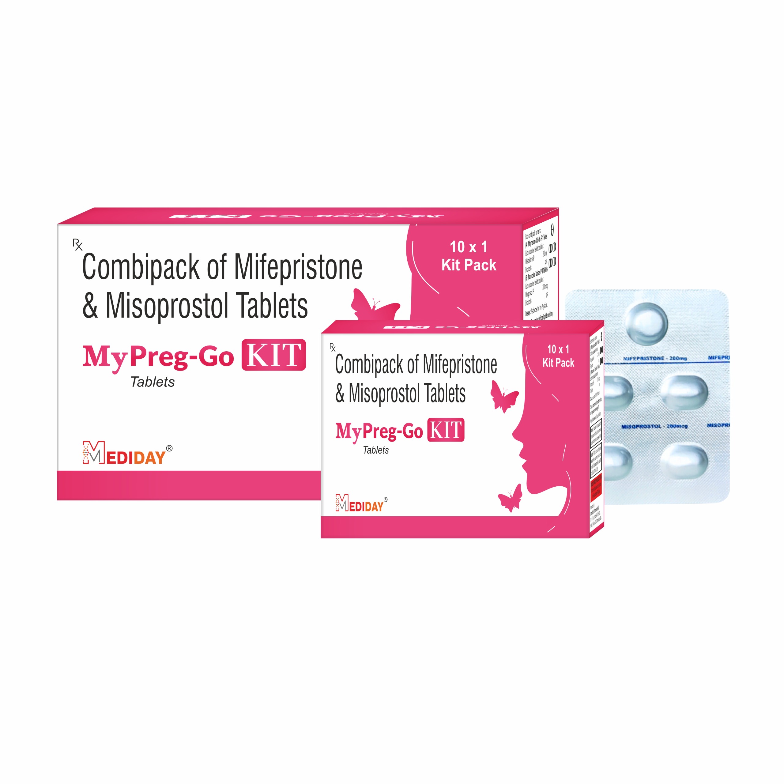 MY PREG-GO KIT Tablet - Combipack of Mifepristone & Misoprostol