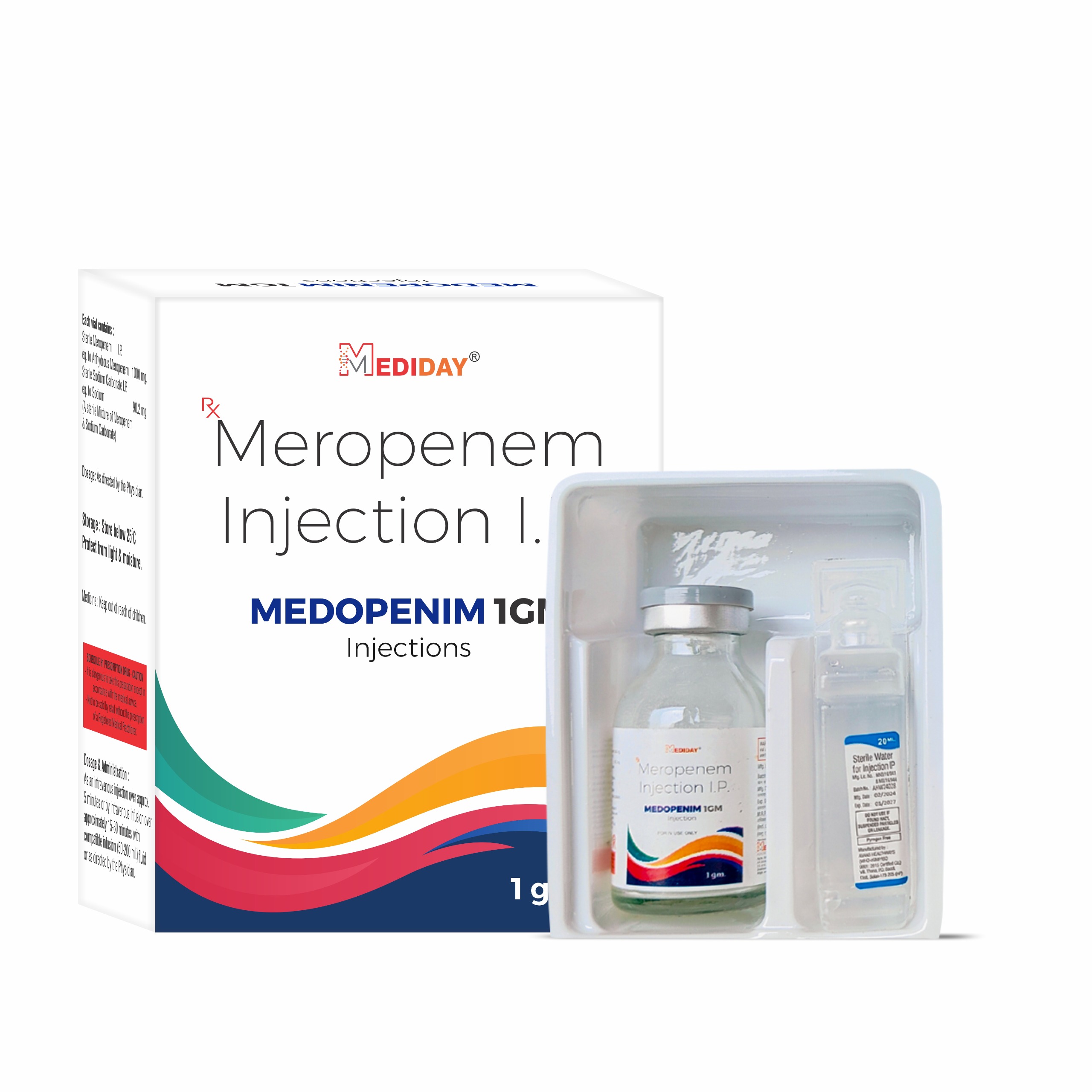 MEDOPENIM Injectable - Meropenam Sulbactum