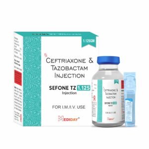 SEFONE TZ 1.125 Injectable - Ceftriaxone, Tazobactam