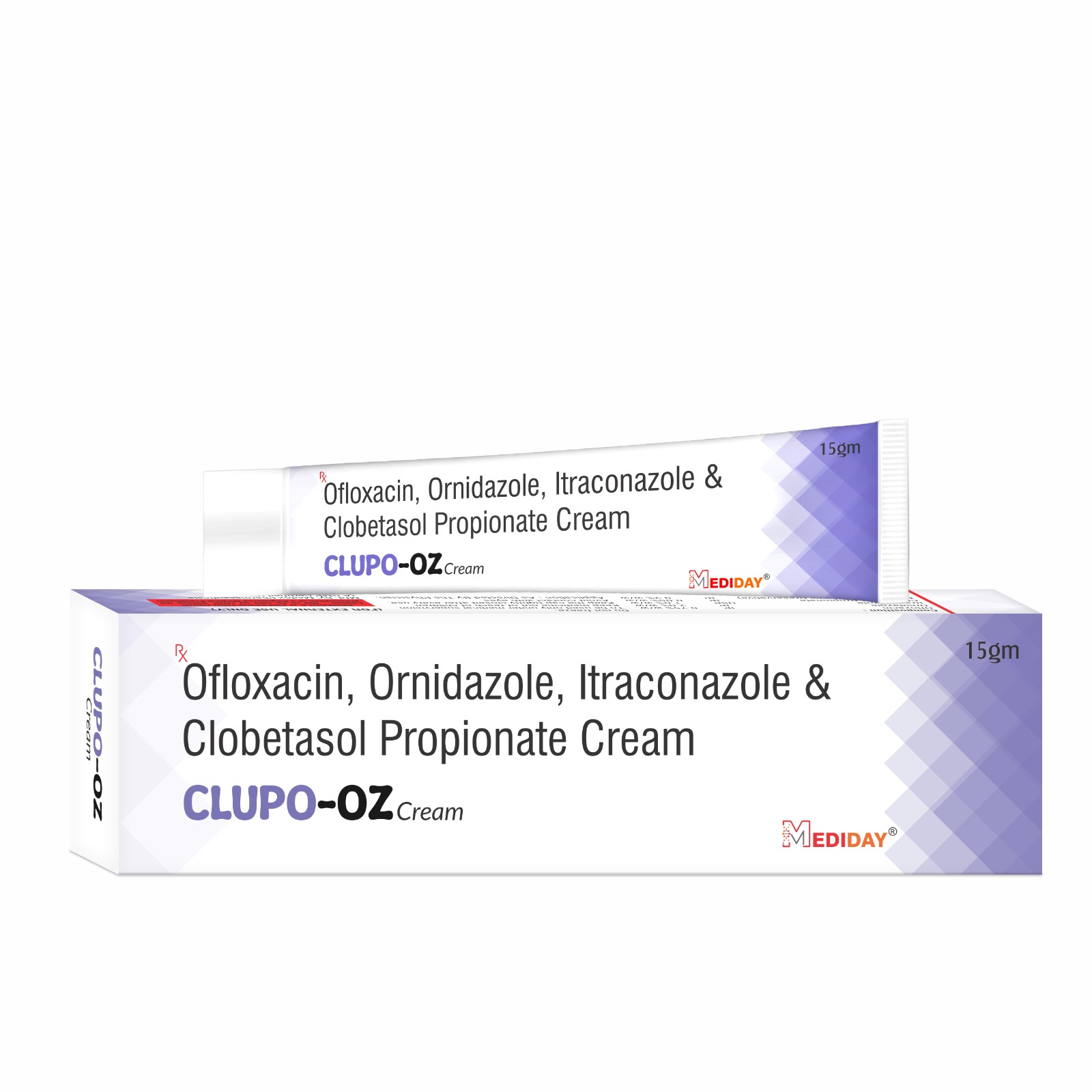 CLUPO OZ CREAM - Ornidazole, Clobetasol, Methy Paraben, Propyl Paraben