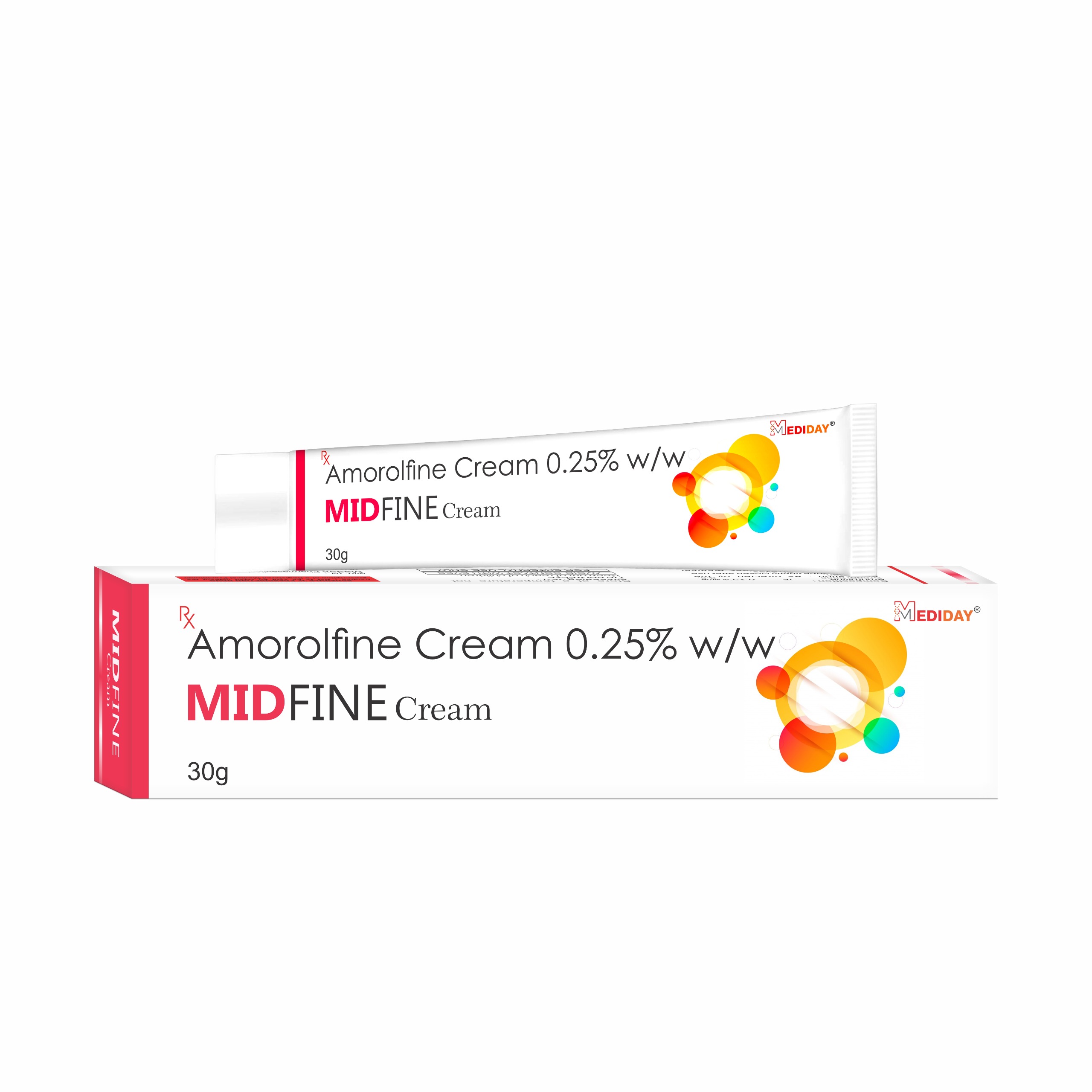 MIDFINE CREAM Ointments - Amorolfine