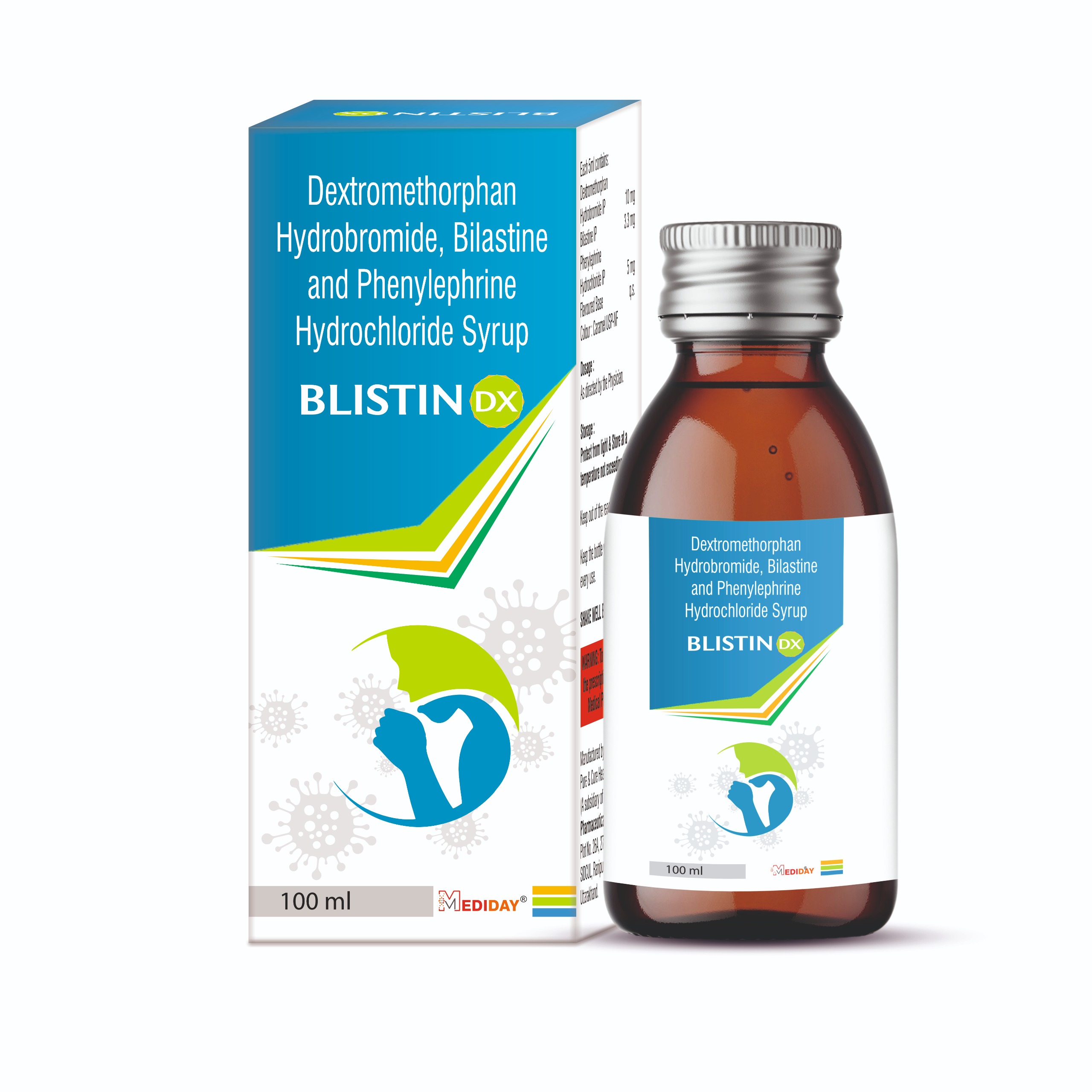 BLISTIN DX - Dextromethorphan Hydrobromide, Bilastine, Phenylephrine Hydrochloride