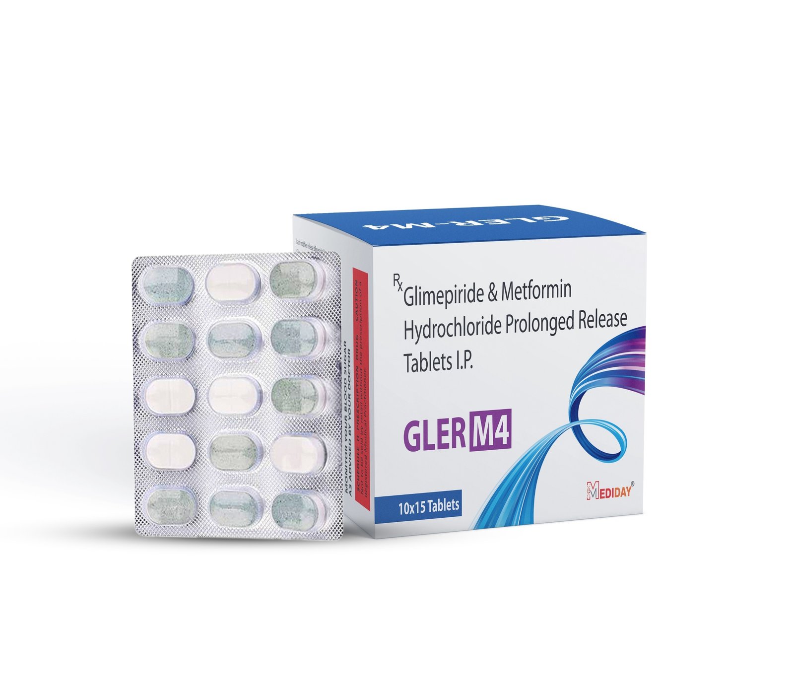 GLER-M4 Tablet - Glimepiride