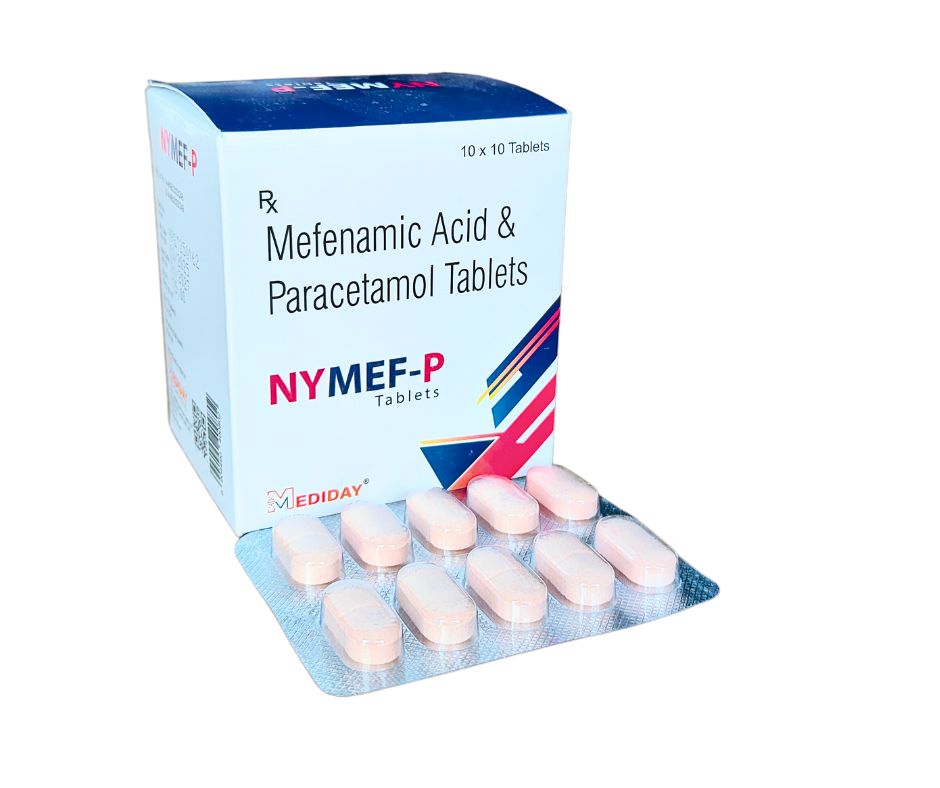 NYMEF-P Tablets- Mefenamic Acid & Paracetamol