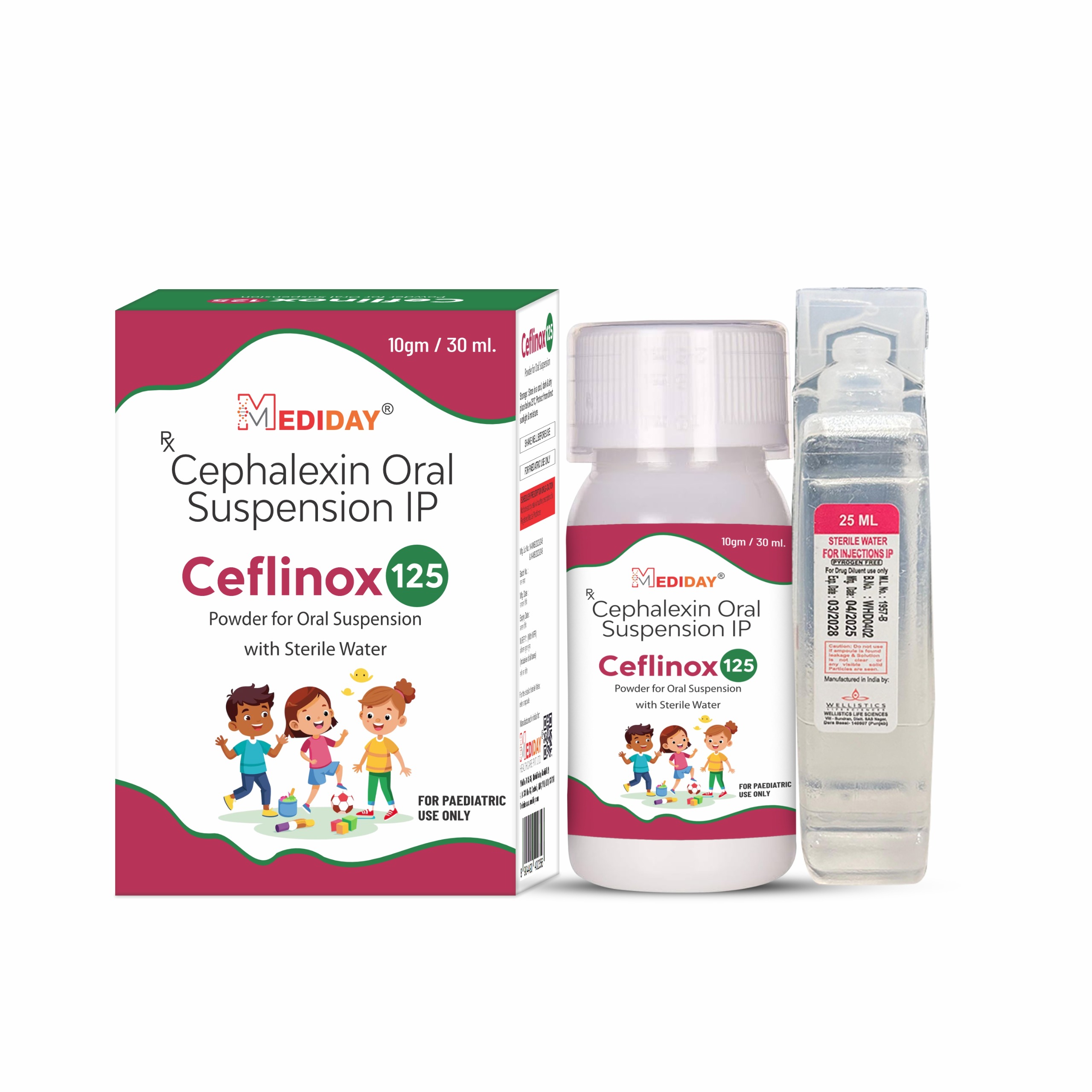 CEFLINOX 125 - Cephalexin Oral Suspension