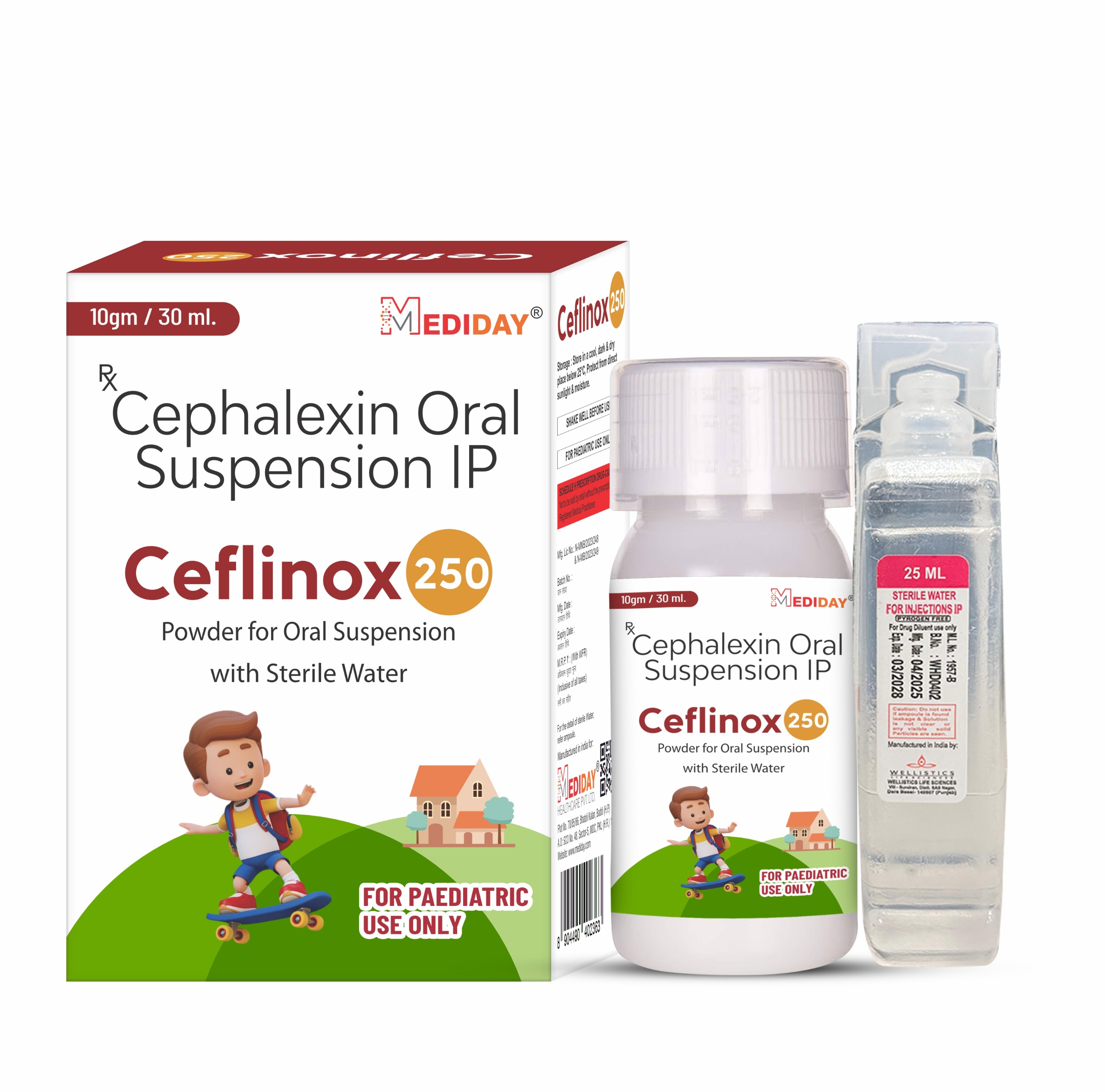CEFLINOX 250 – Cephalexin Oral Suspension