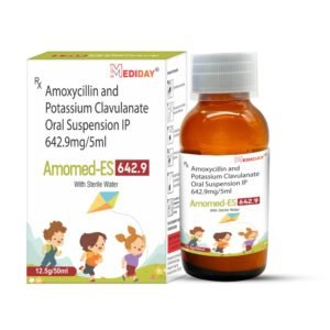 AMOMED-ES 642.9 - Amoxycillin and Potassium Clavulanate Oral Suspension