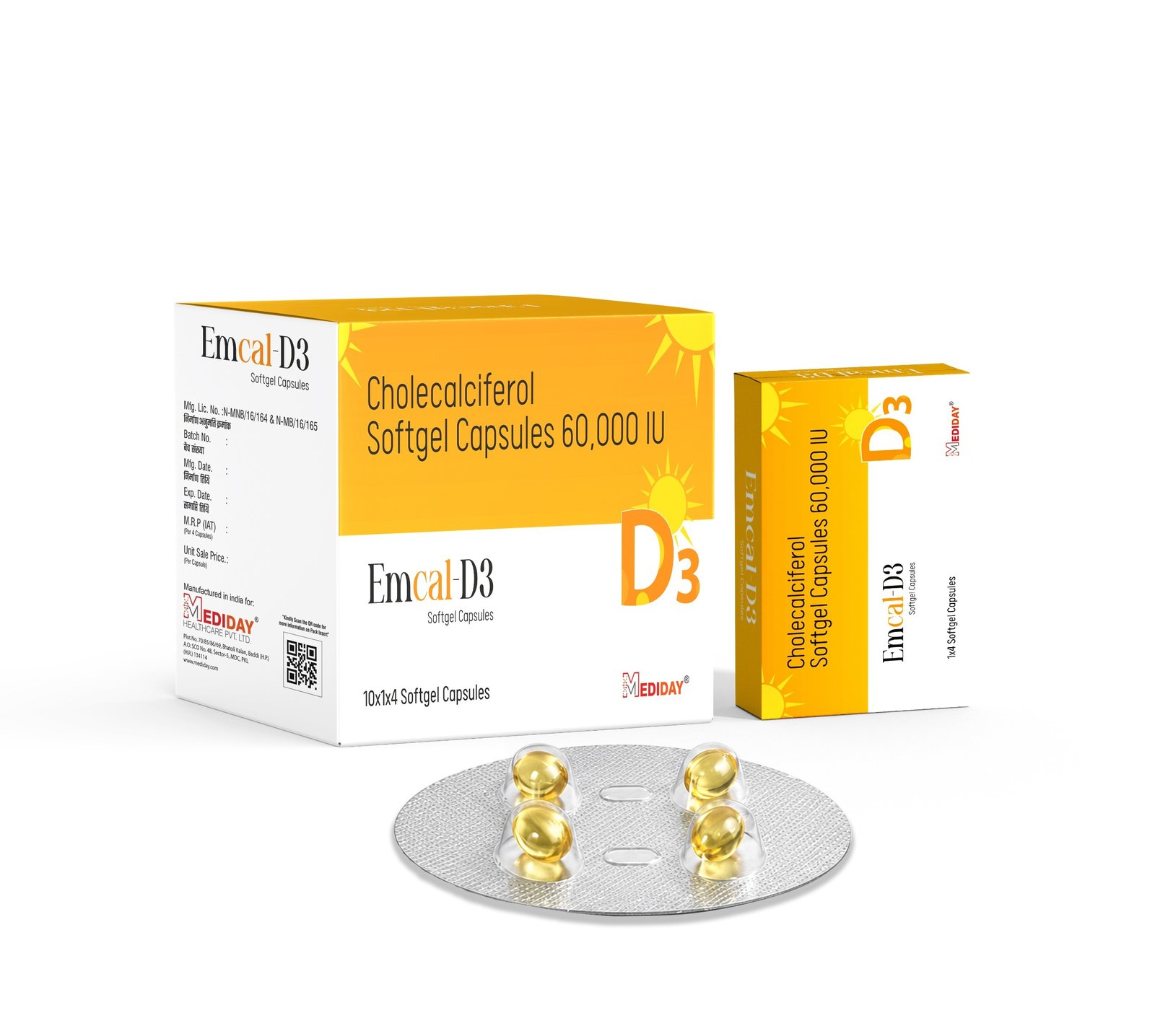 EMCAL-D3 Softgelatin