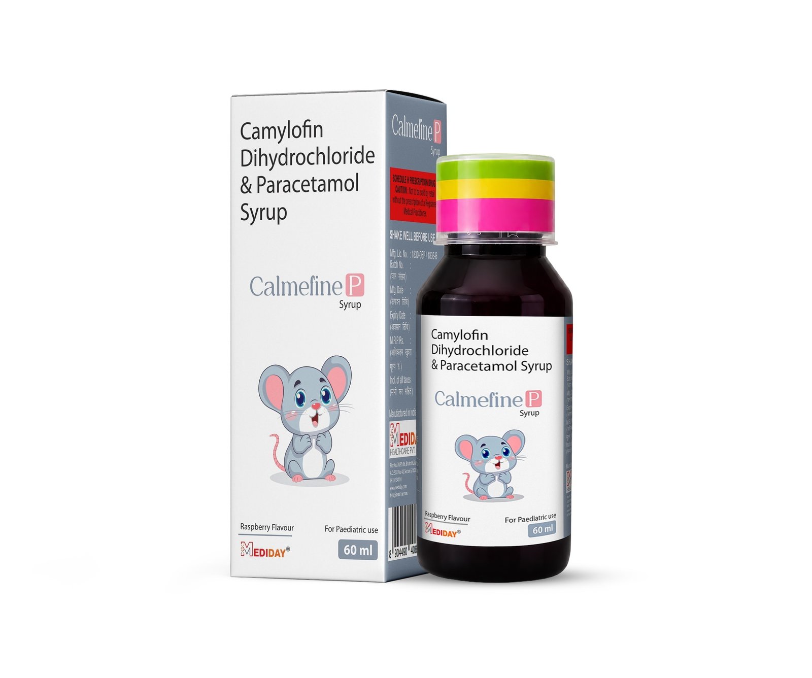 Calmefine-P Camylofin Dihydrochloride 12.5 mg + Paracetamol IP 125 mg