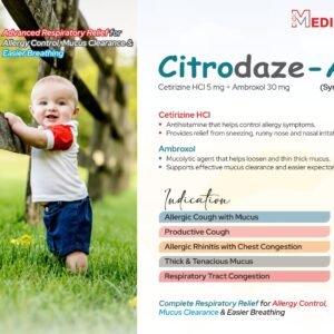 Cetirizine HCI 5 mg + Ambroxol 30 mg