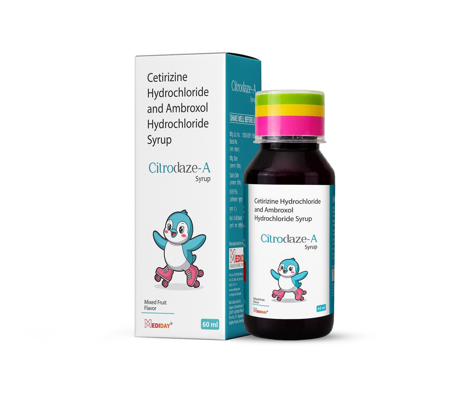 Citrodaze-A Cetirizine HCI 5 mg + Ambroxol 30 mg