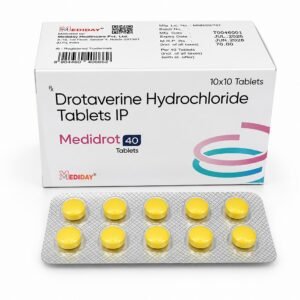 Drotaverine Hydrochloride - Medidrot 40 Tablets