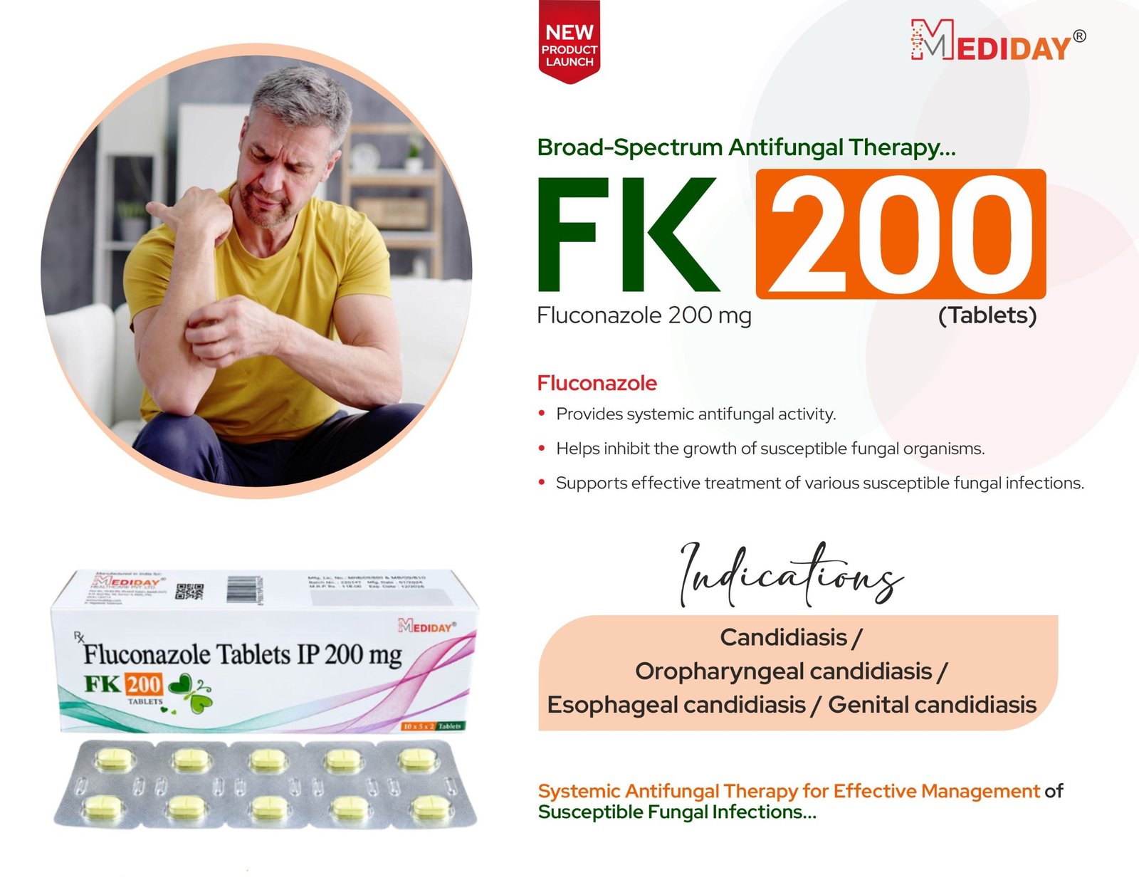 FK-200 lbl Fluconazole 200 mg