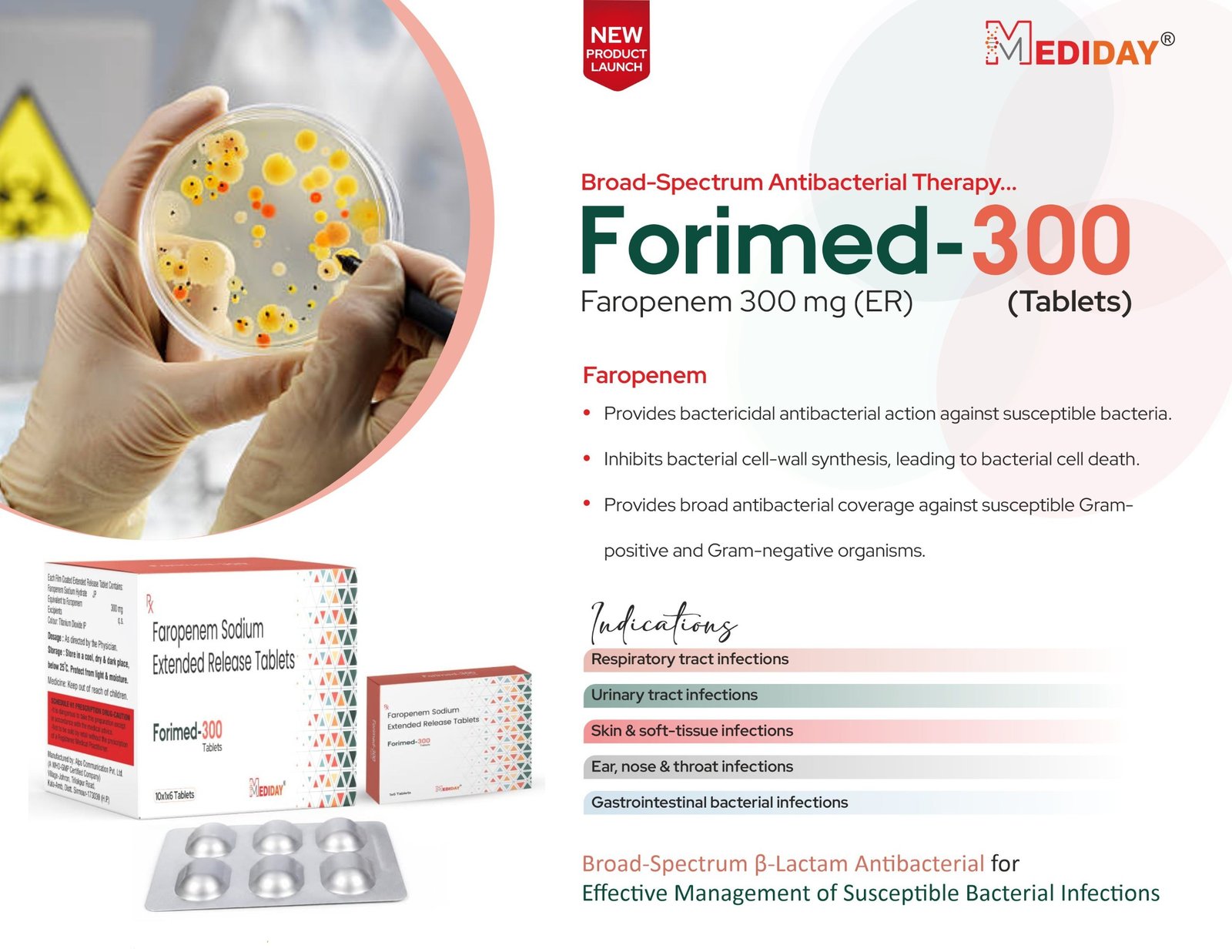 FORIMED-300 lbl Faropenem 300 mg (ER)
