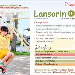 Lansoprazole 15 mg Dispersible