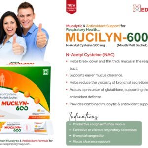 N-Acetyl Cysteine 500 mg Mouth Melt Sachet, Respiratory